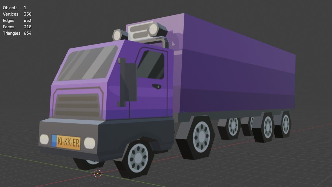 The truck I modeled for my 2nd internship.
